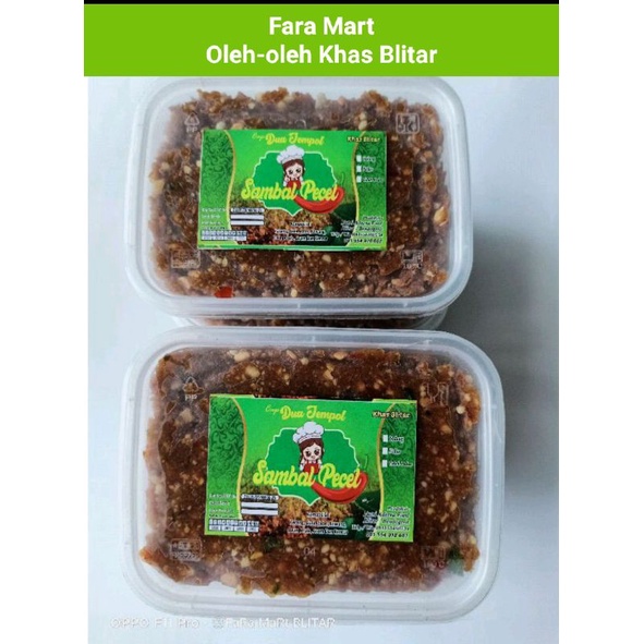 

2 KOTAK SAMBEL PECEL DUA JEMPOL KHAS BLITAR