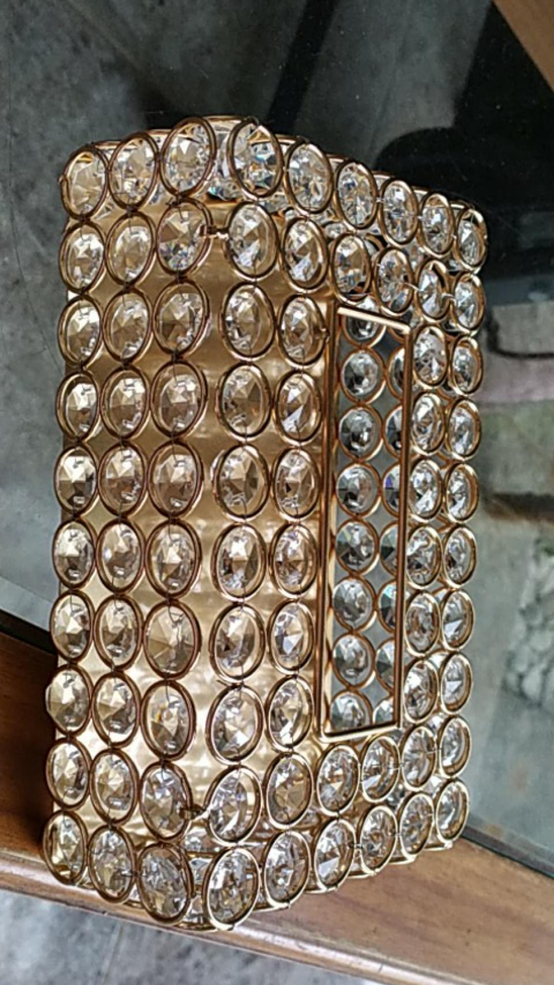 【ready】kotak Tisu Model Kristal Untuk Dekorasi