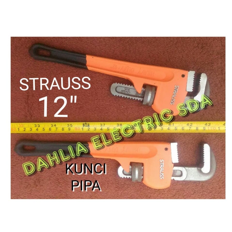 KUNCI PIPA 12 INCH STRAUSS