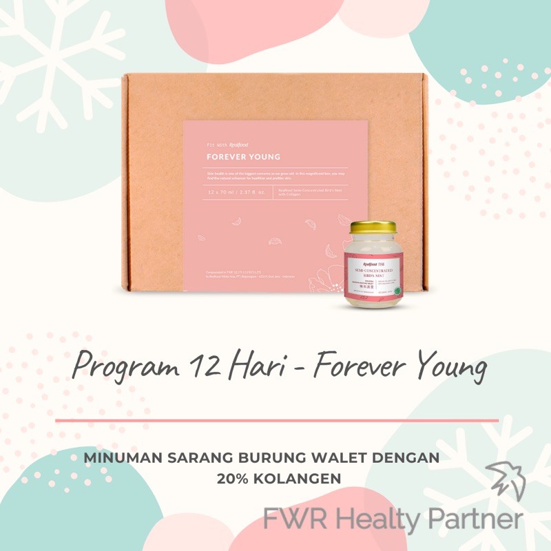 

Realfood Forever Young Minuman Sarang Burung Walet - Free Shopping Bag