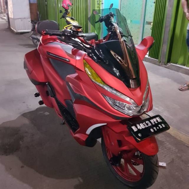 Modifikasi PCX NEW | Model GOLDWING (Merah Dov) version 2