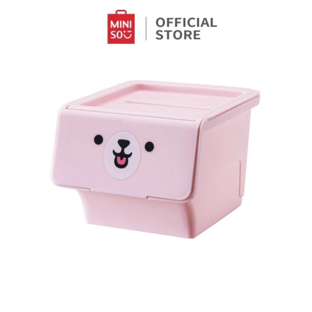 MINISO Kotak Penyimpanan kecil dengan Tutup Storage Box with Lid Cosmetic Box Candy Bin