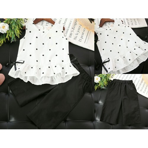 

Polkadot White Black Set (ABC-09)