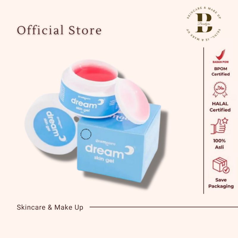 READY‼️ GEAMOORE DREAM SKIN GEL | GEAMOORE RED JELLY GLOWING 10GRAM SLEEPING MASK BPOM