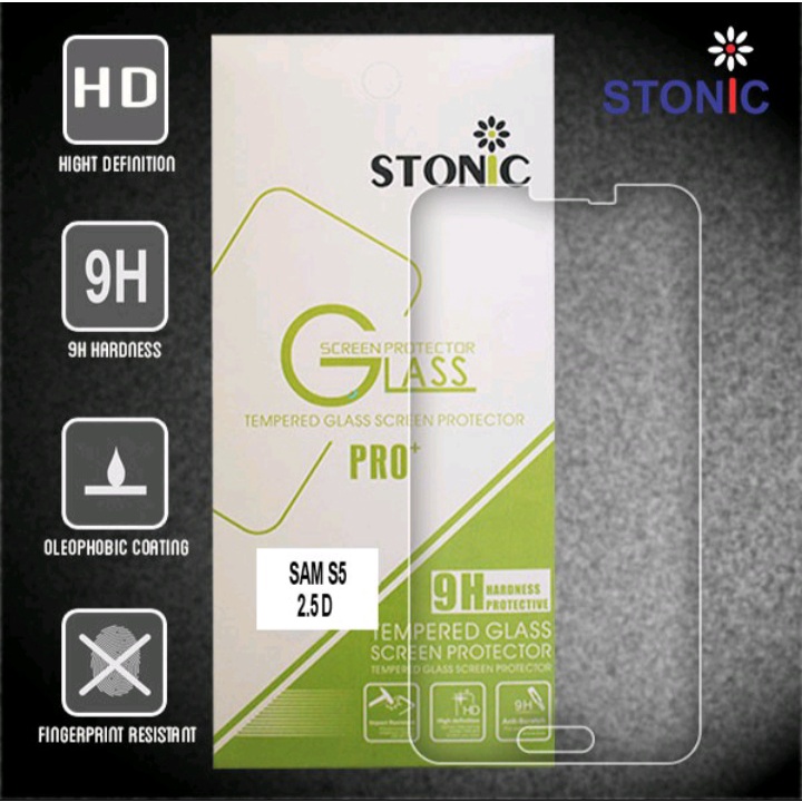 Tempered Glass Protector/Anti Gores Kaca HP/Smartphone Samsung S5 Pelindung Layar Handphone