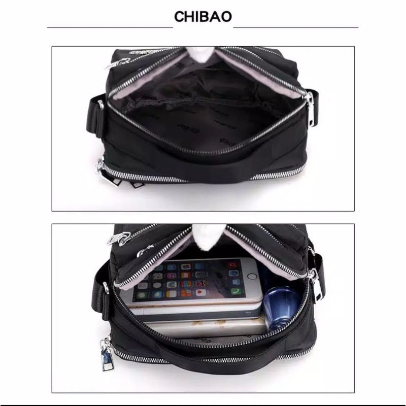 Tas Wanita Slempang Polos ORI Chibao 0717