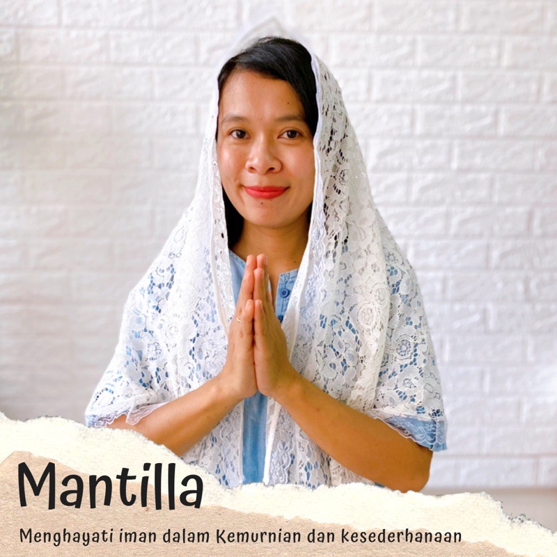 MANTILLA MANTILA KERUDUNG MISA