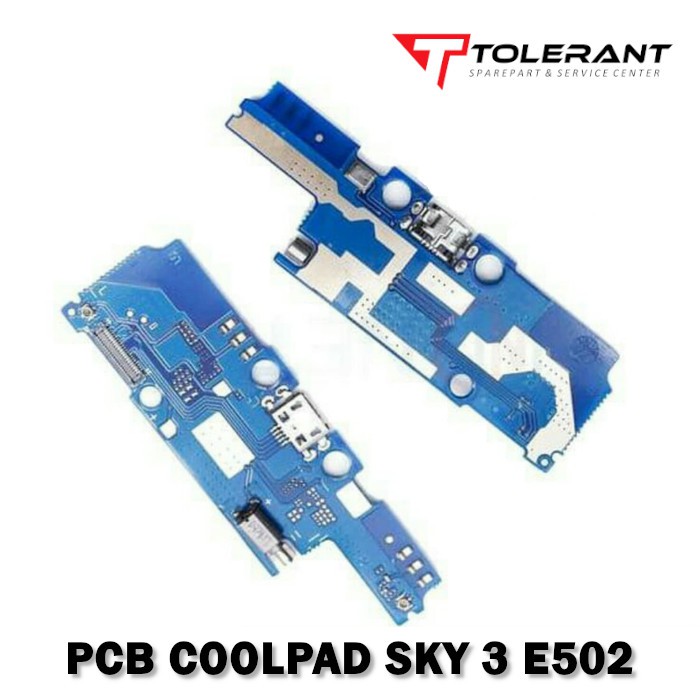 Konektor Soket Charger Plug In Connector Fleksibel Mic Dering Antenna PCB Coolpad Sky 3 E502