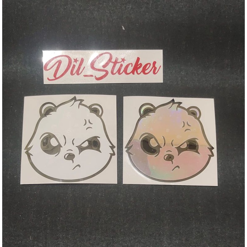 

STICKER KEPALA PANDA CUTTING