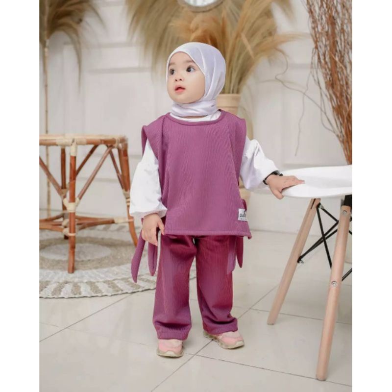 baju anak perempuan | Vest anak usia 0-3 tahun | baju ootd anak perempuan
