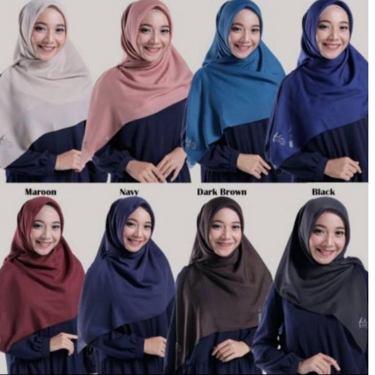 Murah.. Scarf zoya kerudung hijab segiempat polos Fatin for zoya 97