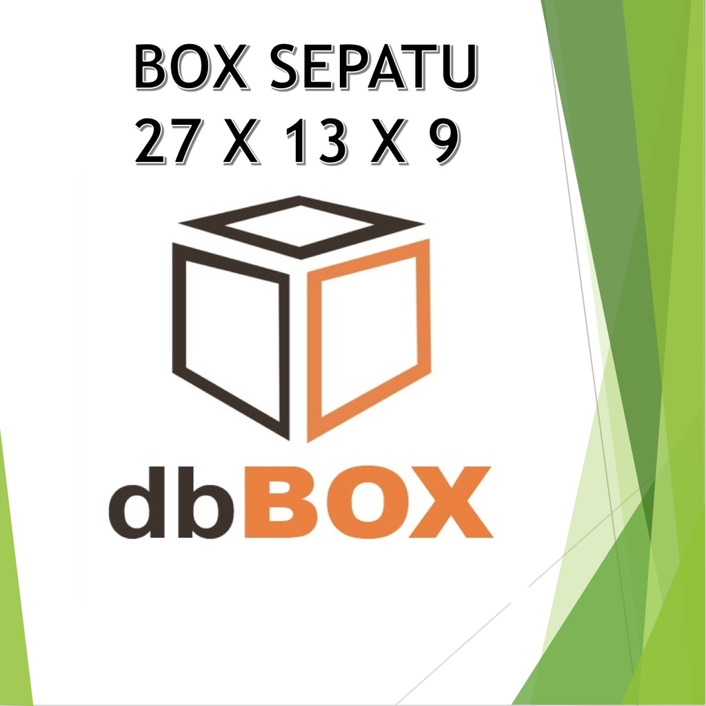 

Kardus uk 27X13X9 cm BOX SEPATU , die cut, easy usage