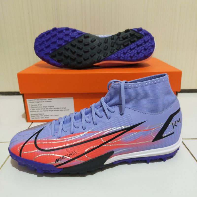 Nike Superfly 8 Academy KM TF sepatu futsal rumput sintetis Original