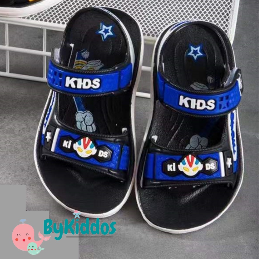 ByKiddos - Sandal KIDS ULTRAMAN Anak Laki-Laki Impor / Sepatu Sandal Gunung Anak Import 2-8 Tahun