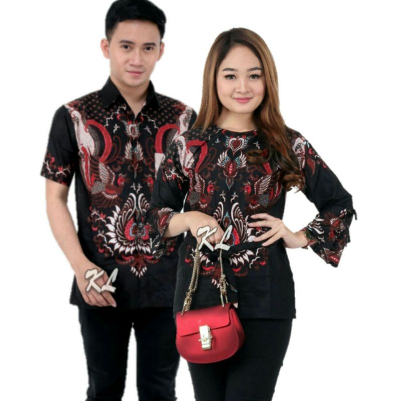 Jual Maura Couple Sania Ruffle Batik Couple Shopee Indonesia 