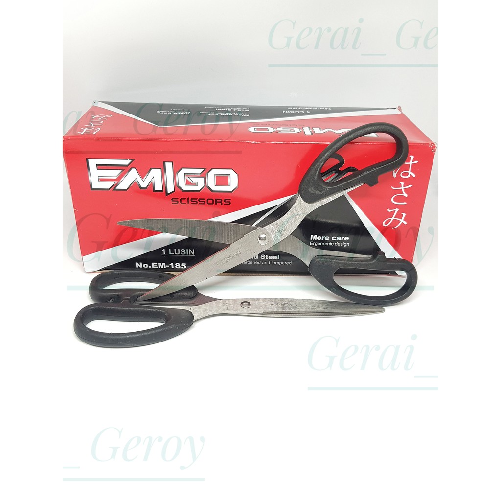 

Gunting Besar - Emigo 8inch - Solid Steel - Sharp & Safe