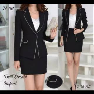 Blazer putih wanita Jas putih pns Blazer perawat wanita Blazer putih wanita Jas putih pns Blazer perawat wanita