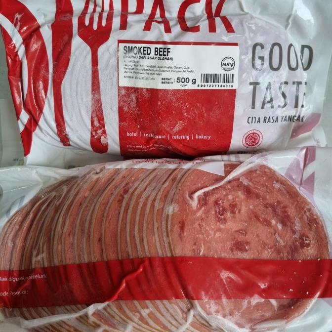 

MAKANAN BEKU / BERNARDI SMOKE BEEF HORECA PACK 500 GRAM NON COD