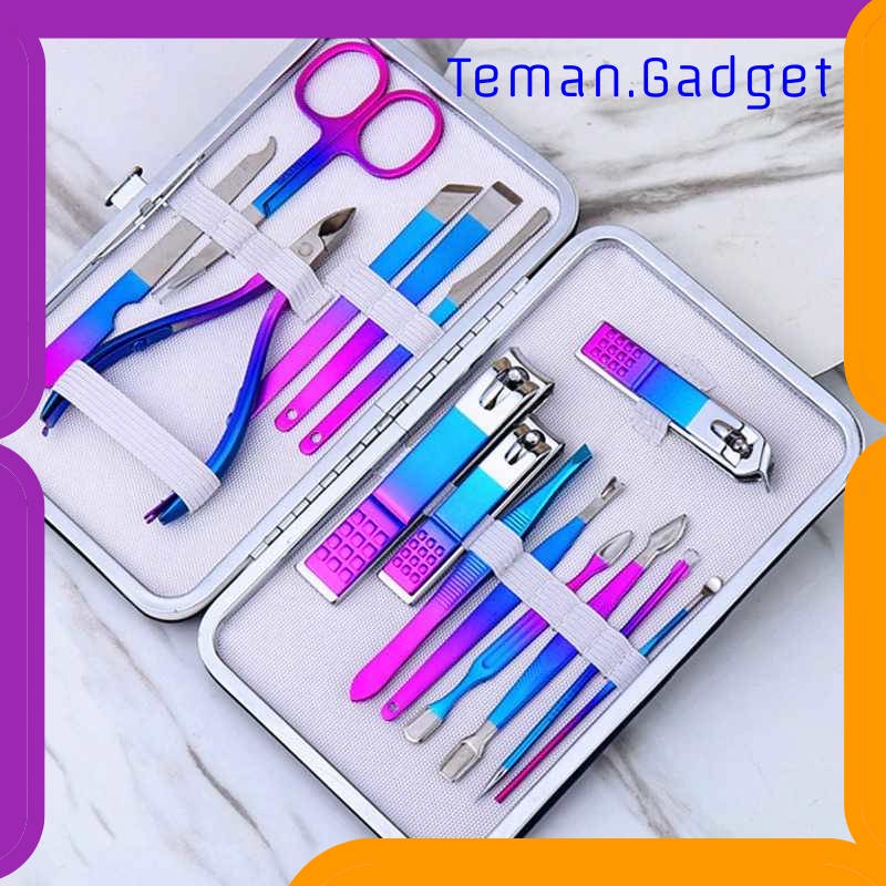 TG-FE367 NELBEAUTY NAIL ART SET GUNTING KUKU MANICURE PEDICURE 7 PCS - 7023D