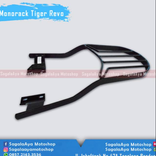 Bracket box motor Honda Tiger revo Tirev bisa untuk box givi kappa shad KMI dll