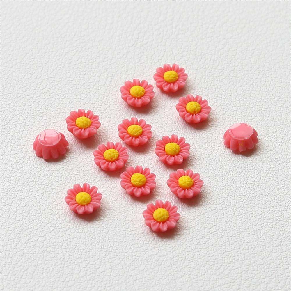 AUGUSTINA Agustinina Bunga Kuku Perhiasan Kawaii Lucu Gaya Jepang Manicure Pearl Bead Flatback DIY Dekorasi Kuku