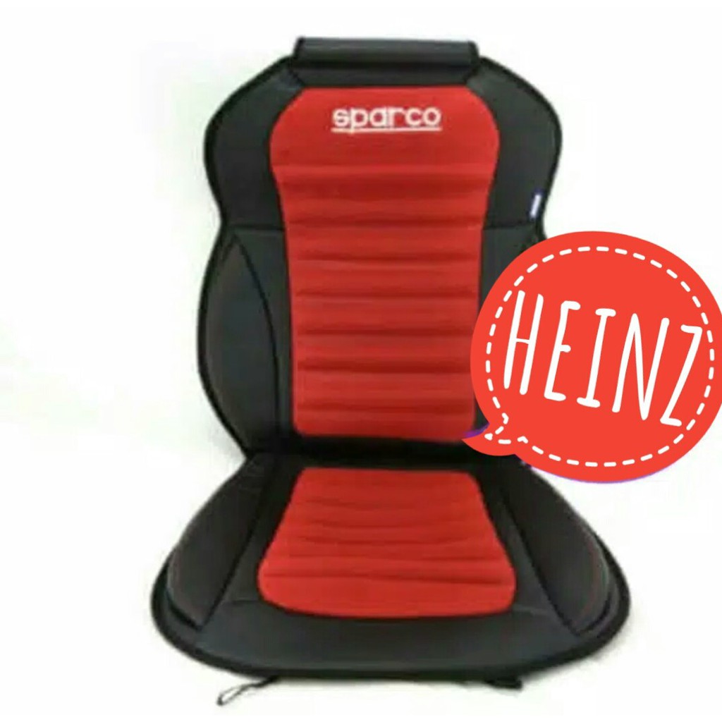 COVER BANTALAN JOK KURSI MOBIL 3D SPARCO TEBAL SPORTY