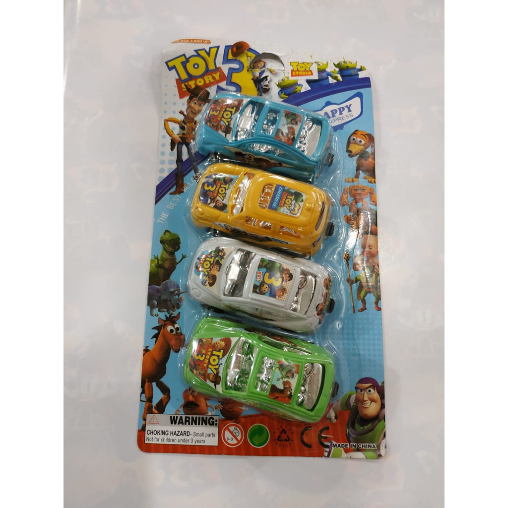 Mainan Mobil Toy Story 3 pcs