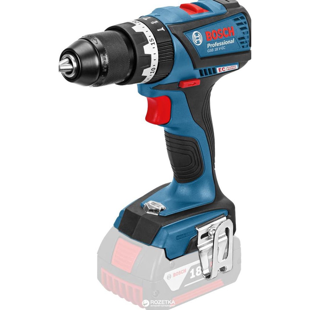Bosch GSB 18 V-EC Cordless Impact Drill / Bor Tembok Baterai Unit Only
