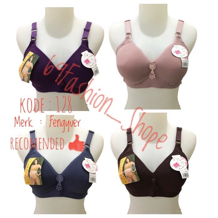 BRA JUPE BESAR NON KAWAT / 128 Fengyuer BRA CUP C JUMBO / BH JUMBO POLA BESAR IMPORT BAHAN PREMIUM LEMBUT &amp; HALUS ORIGINAL