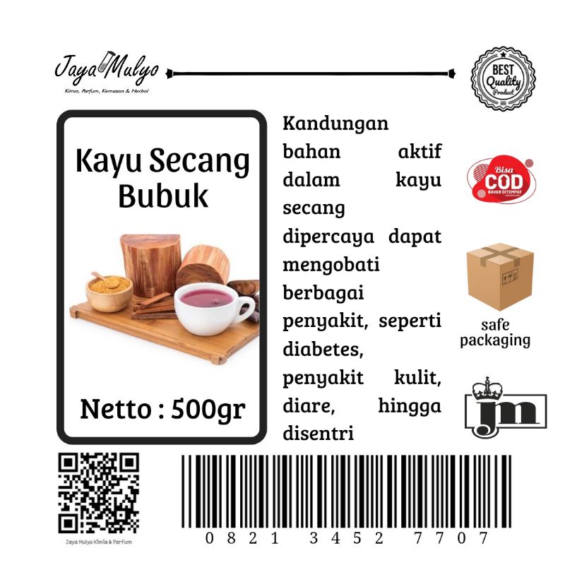 

Kayu Secang Bubuk (500gr)