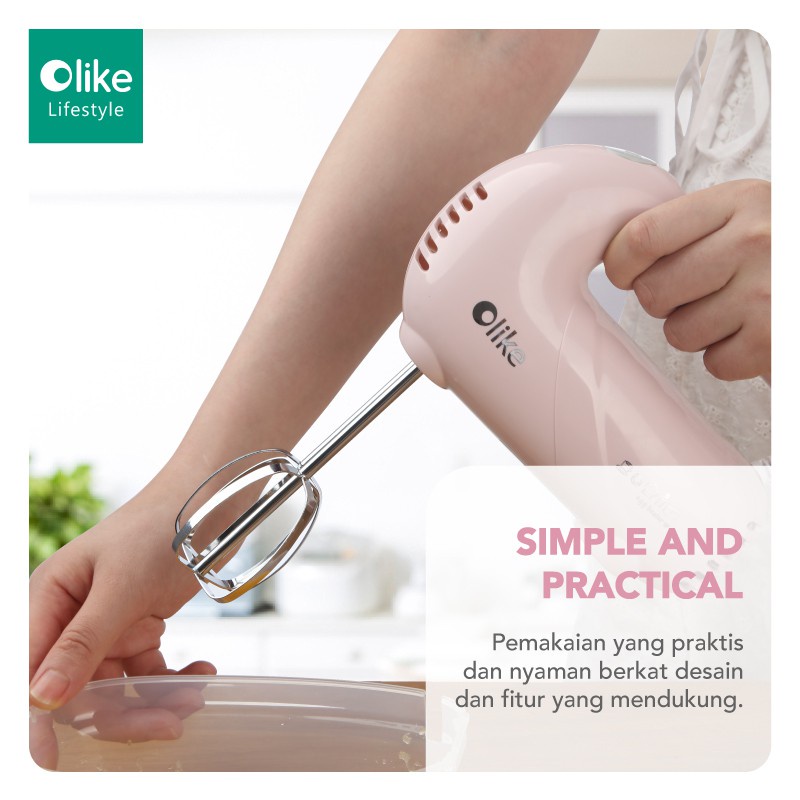 HAND MIXER OLIKE - GARANSI RESMI