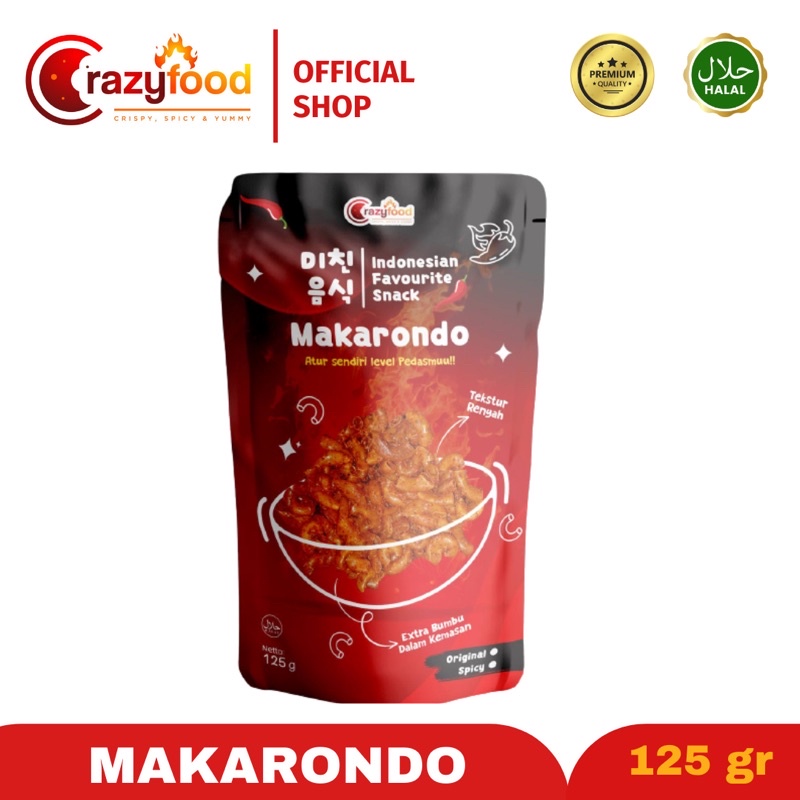 

Crazyfood - Makarondo by Crazy Food Makaroni Daun Jeruk Pedas Renyah