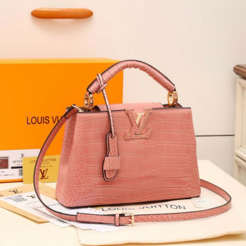 SLINGBAG LV CAPUCIN CROCO #601578 WITH BOX