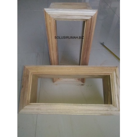 LOSTER KAYU JATI 15 x 30 x 13cm TEBAL 2MM MURAH UKURAN STANDART