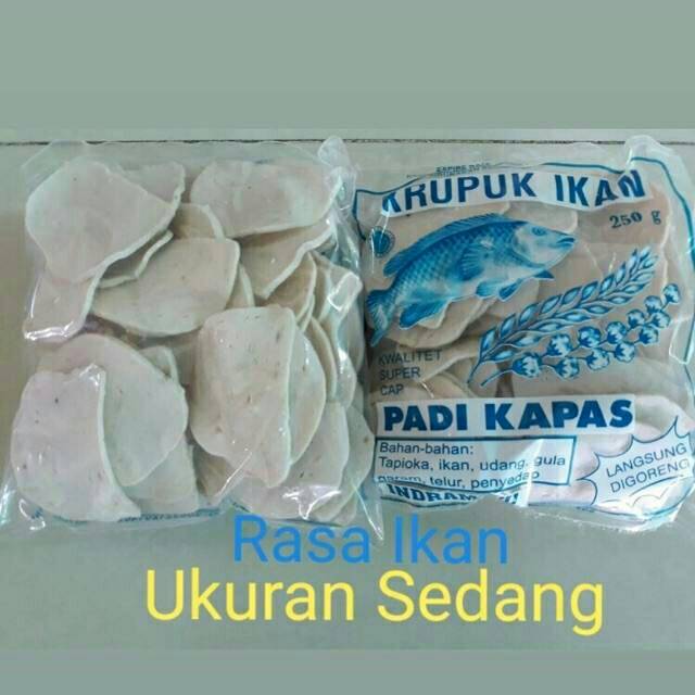 

Kerupuk Ikan Kakap Asli - Padi Kapas - Kemasan 250 Gram