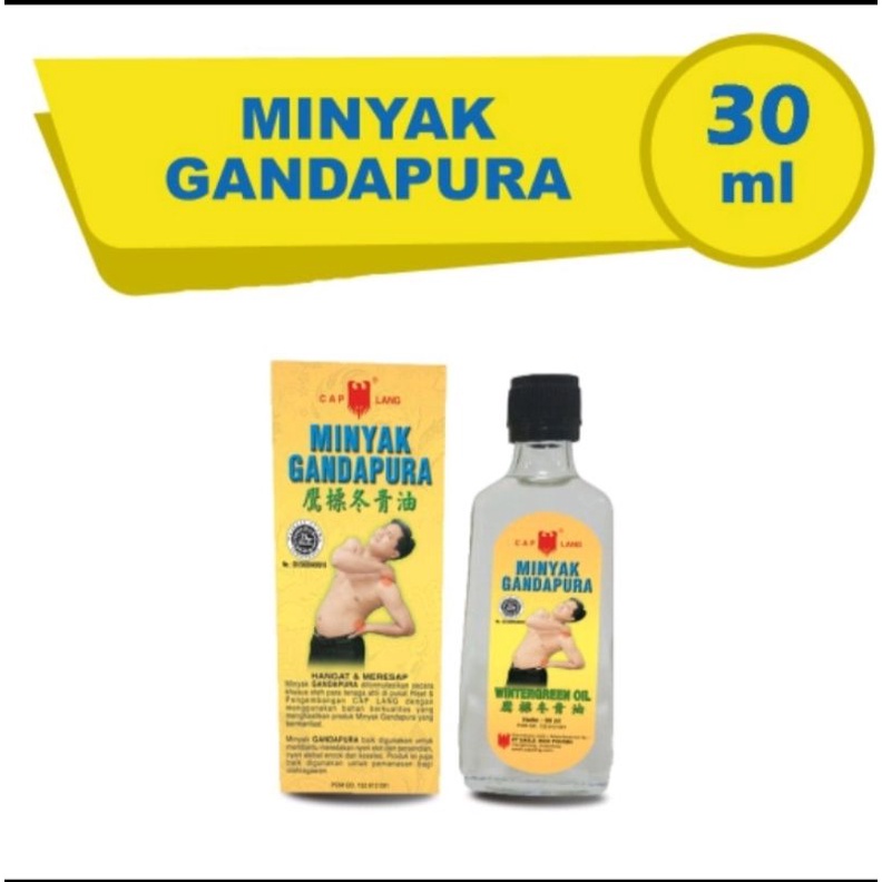 Minyak Gandapura Cap lang ( wintergreen oil )