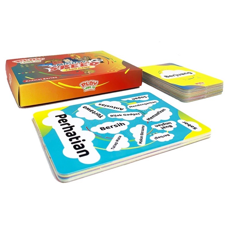 PLAYLABS MIGHTY SPEED CARD GAME - MAINAN EDUKASI