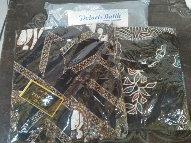 Ori Atasan Blus Batik Wanita Modern Halus Dolby Kombinasi Brokat Polos