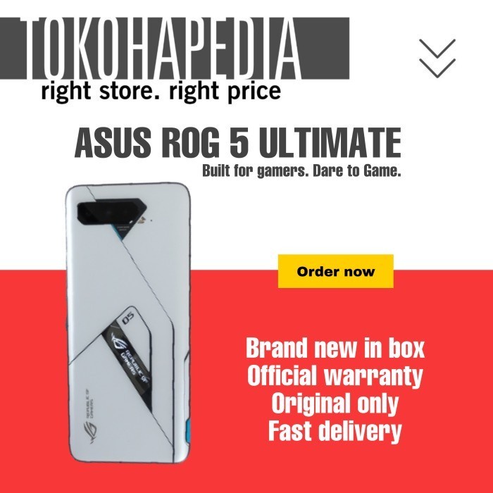 ASUS ROG PHONE 5S PRO 18GB RAM 256 512 SNAPDRAGON 888+ RESMI ASUS