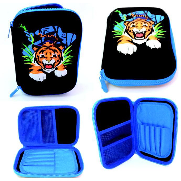 

PROMO TERMURAH Kotak Pensil Timbul 3D Smiggle Look A like - Black Tiger DR334