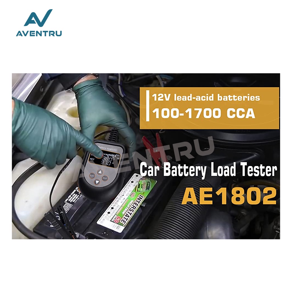 Alat Cek Aki Mobil Motor Car Battery Tester Analyzer AE1802