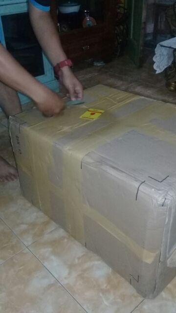 Kotak Hantaran Frame Tebal Mahar Nikah Putih Silver Isi 4