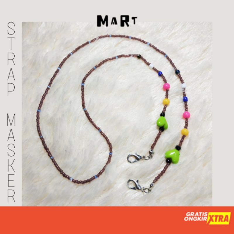 Strap Masker Manik - Manik/ Gantungan Masker Acessoris Manik - Manik