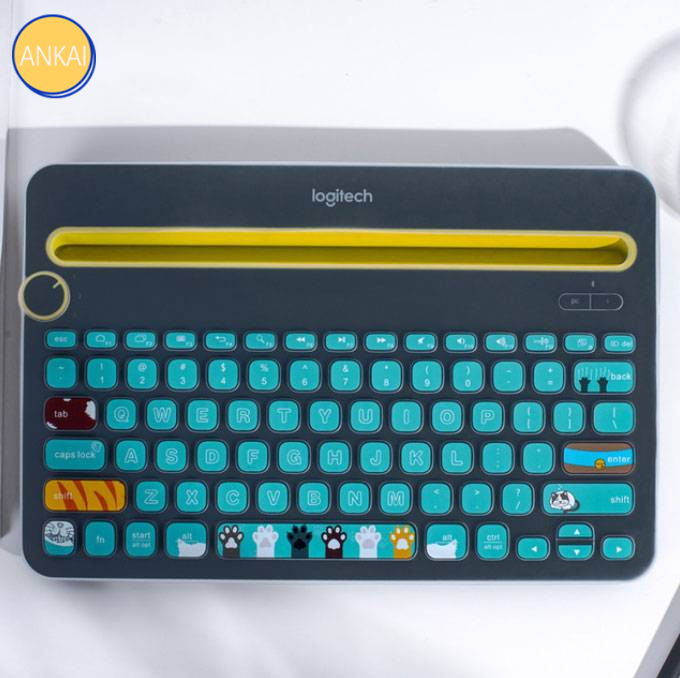 Ankai Logitech K380 K480 Cover Pelindung Keyboard Wireless Bluetooth Bahan Silikon Anti Air