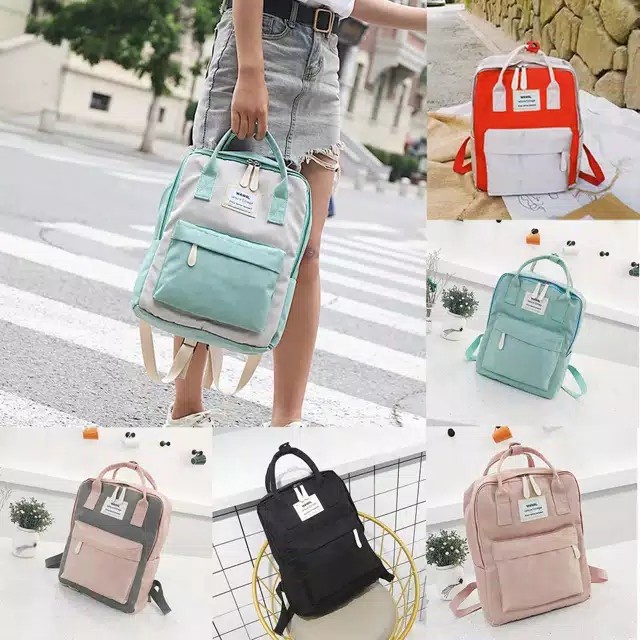 Charyatink - Tas punggung backpack ransel sekolah distro mini leptop remaja anak perempuan