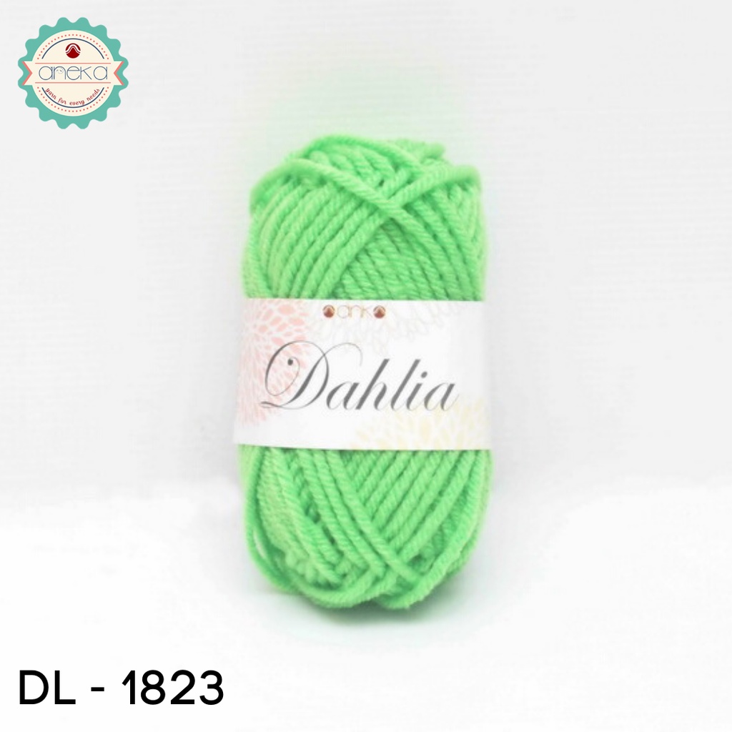 Benang Rajut Karpet Dahlia / Carpet Yarn - 1823 (Hijau Muda)