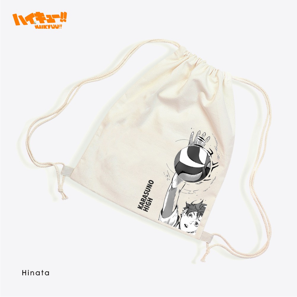 Stringbag Anime Haikyuu Hinata Oikawa Karasuno nekoma Suga #STHA