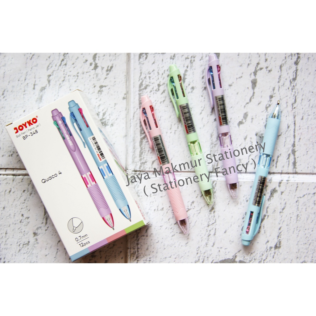 

Pen Joyko Quaco 4 BP-348 4 Warna 0.7 mm