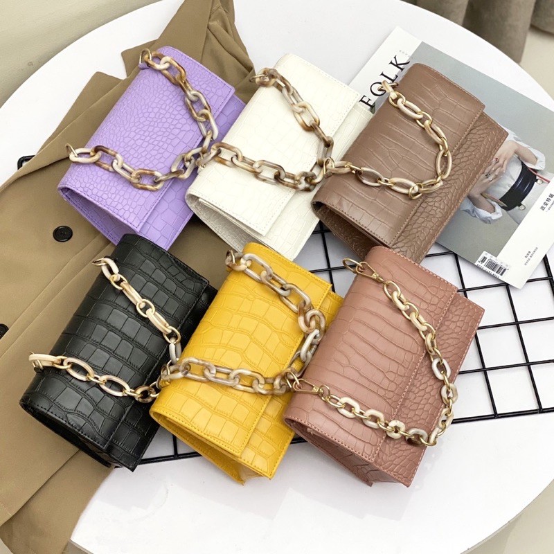 Ghealsyshoes - CROCO BAG ACRILIC