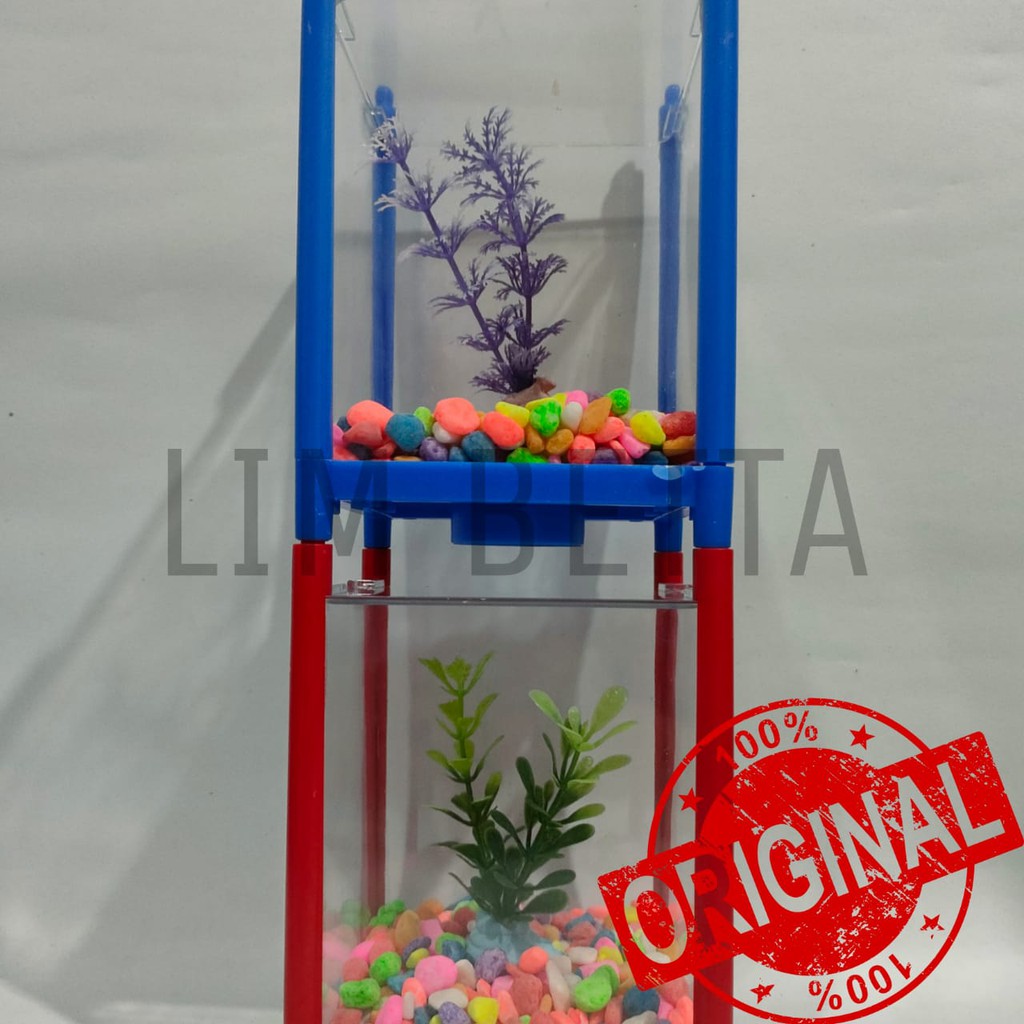 Paket Aquarium Cupang / Paket Hiasan Aquarium Cupang